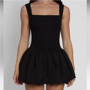 LEAU Bisou Bubble Knit Mini Dress
